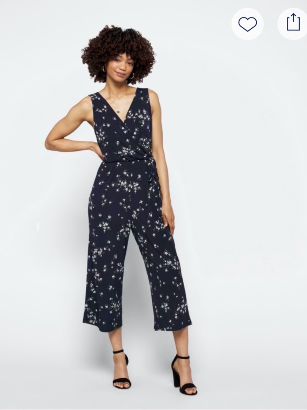 Floral Navy Jumpsuit